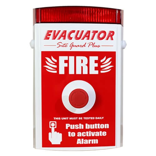 Evacuator Site alarm